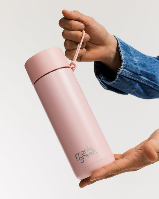 Ceramic Reusable Bottle - 20oz / 595ml - Blushed