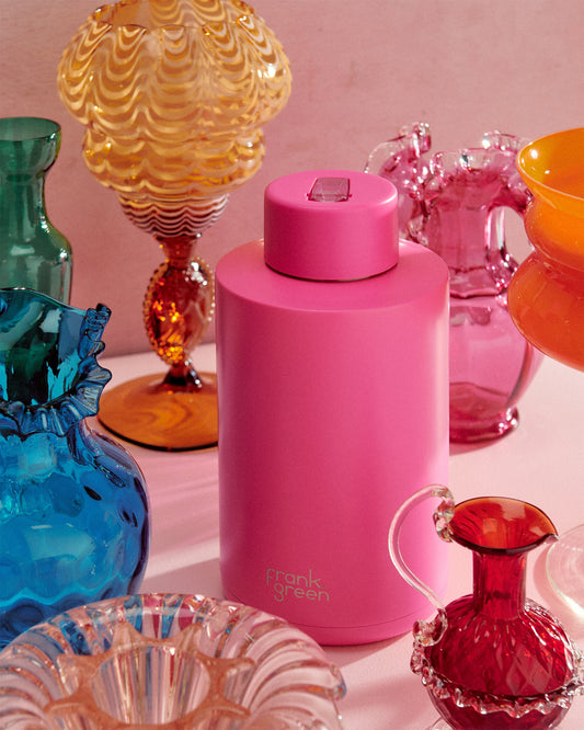 Ceramic Reusable Bottle - 68oz / 2,000ml - Blushed