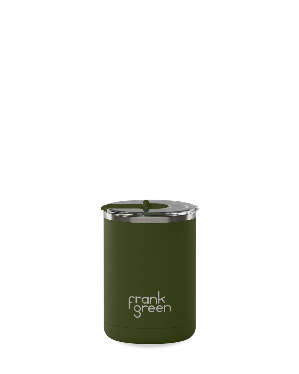 Ceramic Coffee Cup with Hinged Lid - 12oz / 355ml