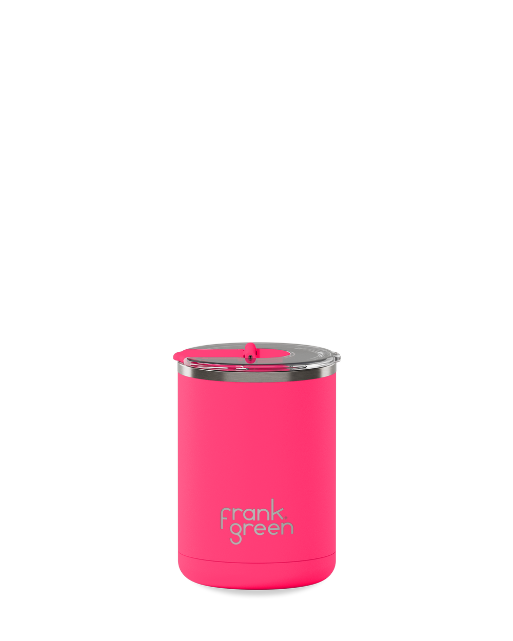 Ceramic Coffee Cup with Hinged Lid - 12oz / 355ml