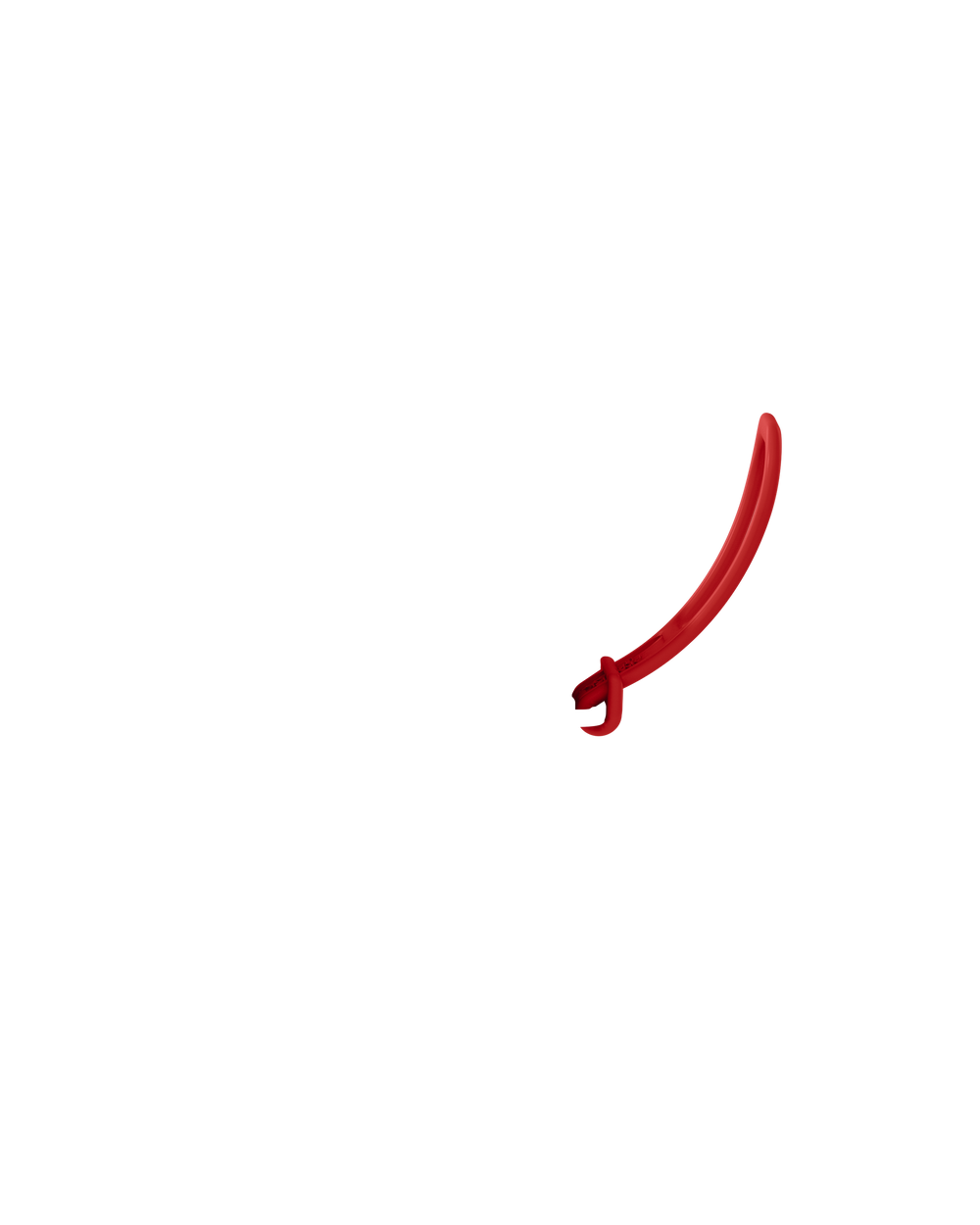 supersized-strap in Atomic Red