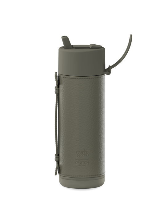 Oroton Leather Sleeve + Ceramic - 20oz / 595ml (Block Colour)