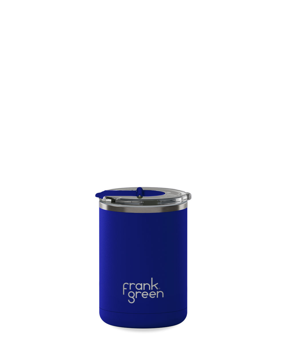 Limited-Edition Blue Carbon Ceramic Coffee Cup with New Hinged Lid