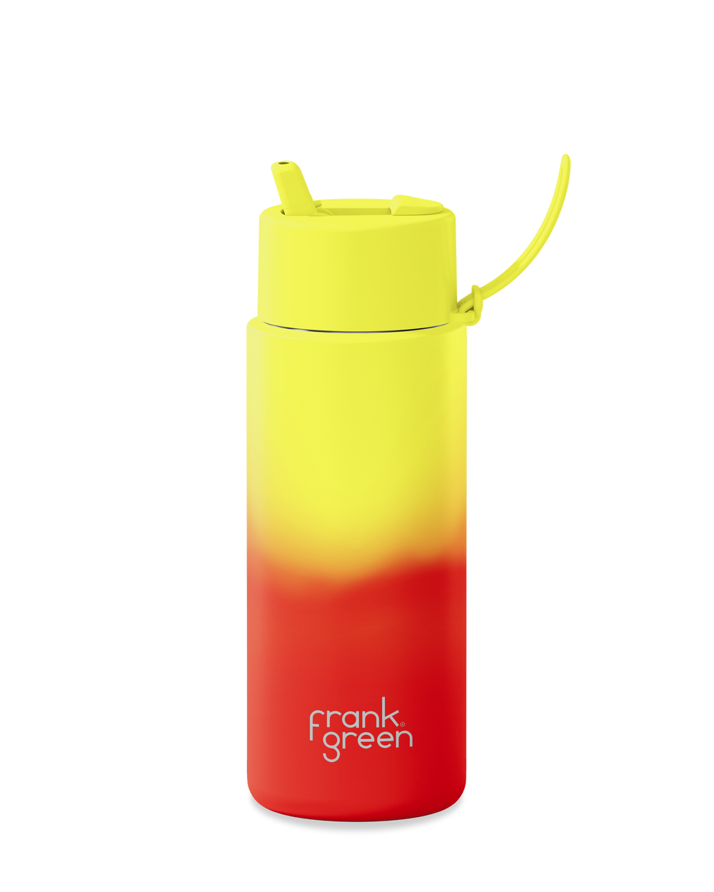34oz SS Single Wall Bottle Colour Change with Flip Straw Lid