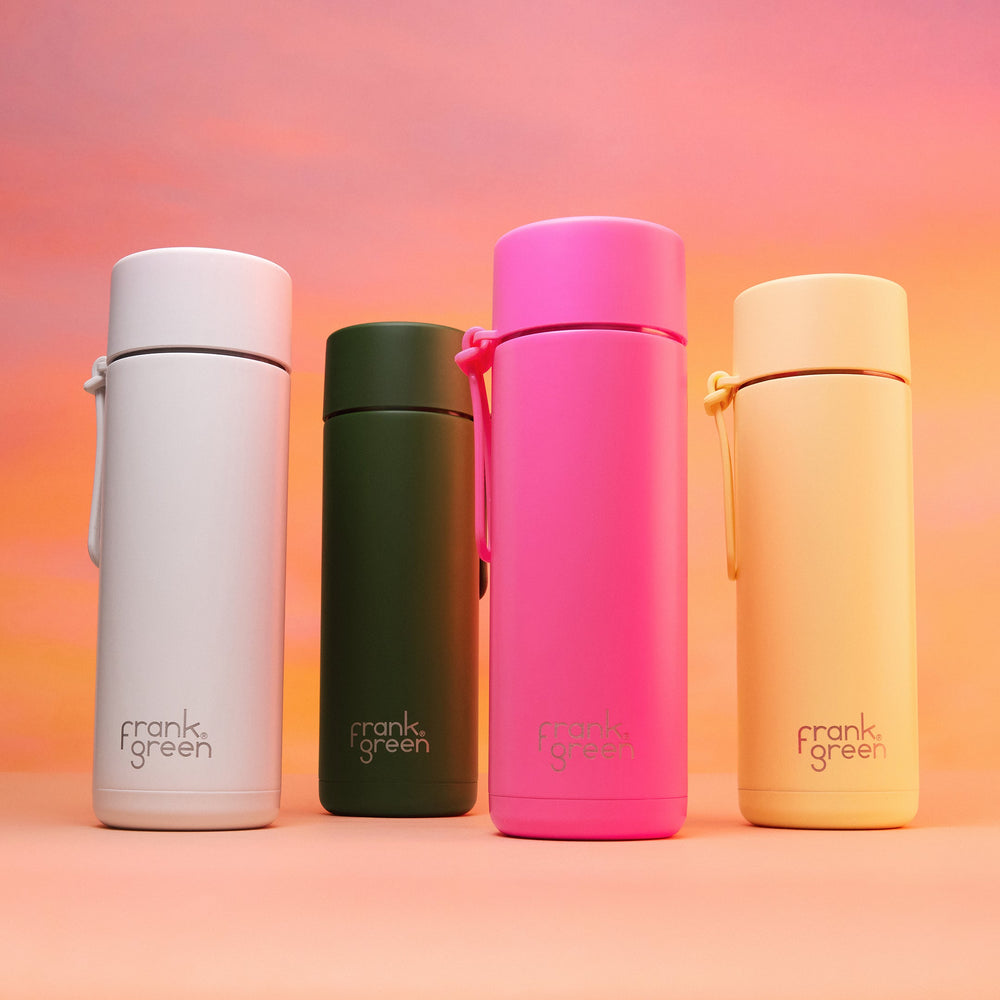 Ceramic Reusable Bottle - 20oz / 595ml - Moon Dust