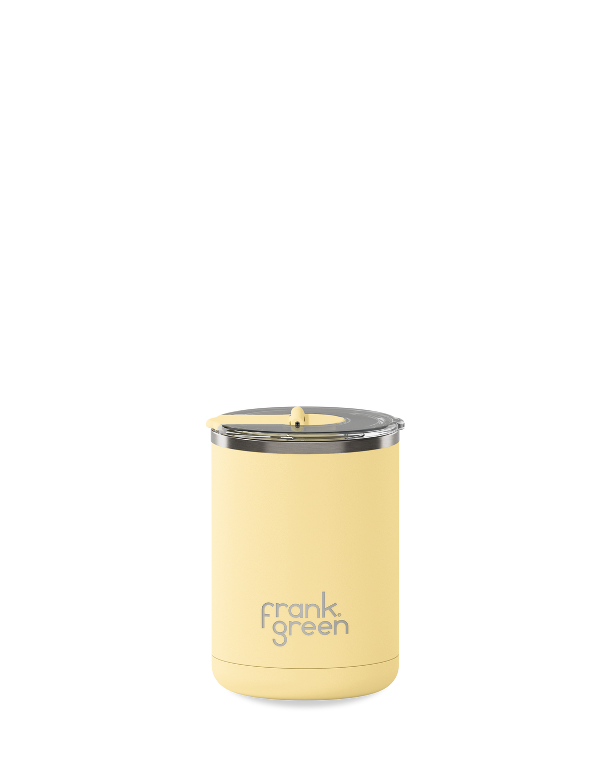 Ceramic Coffee Cup with Hinged Lid - 12oz / 355ml