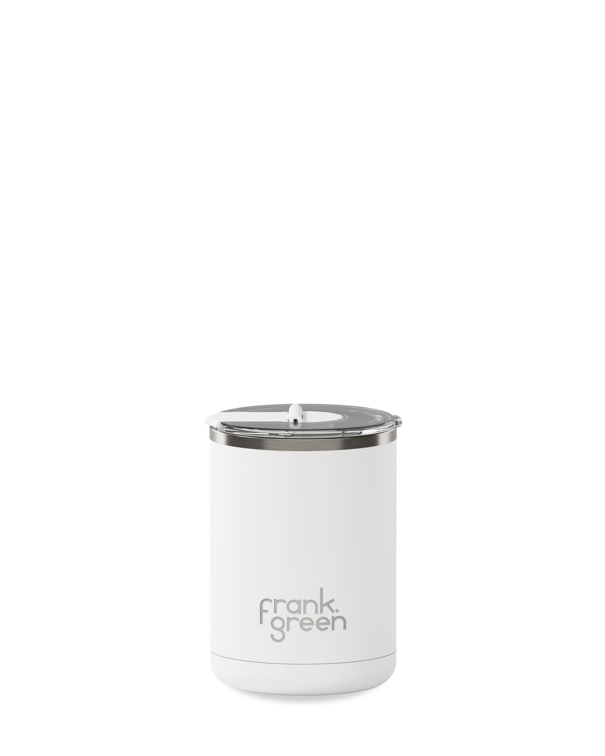 Ceramic Coffee Cup with Hinged Lid - 12oz / 355ml