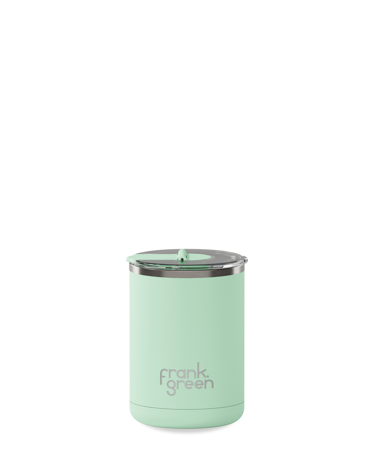 Ceramic Coffee Cup with Hinged Lid - 12oz / 355ml