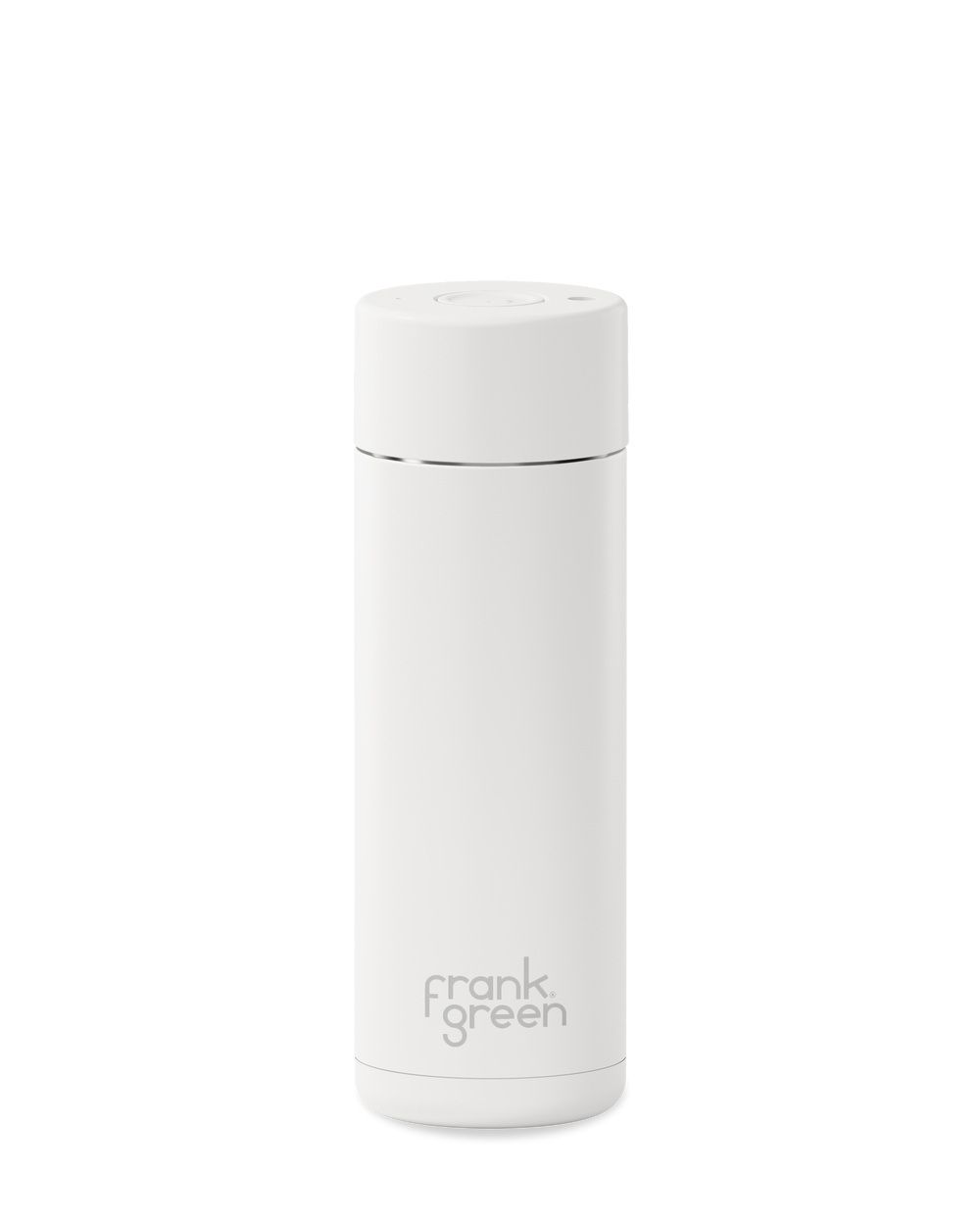 20oz reusable water bottle with Button Lid in Cloud