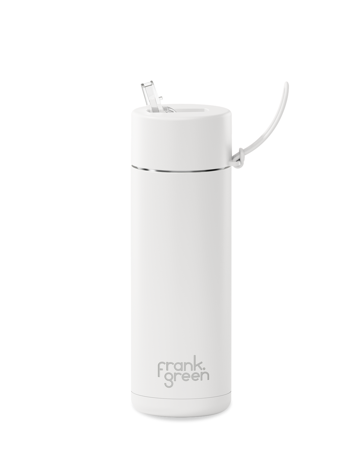 20oz reusable water bottle with Straw Lid in Cloud