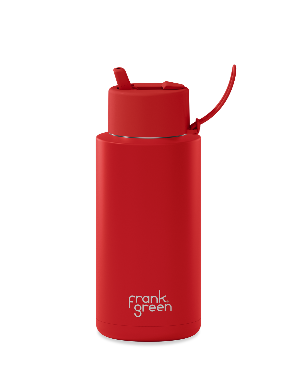 Ceramic Reusable Bottle - 34oz / 1,000ml - Atomic Red