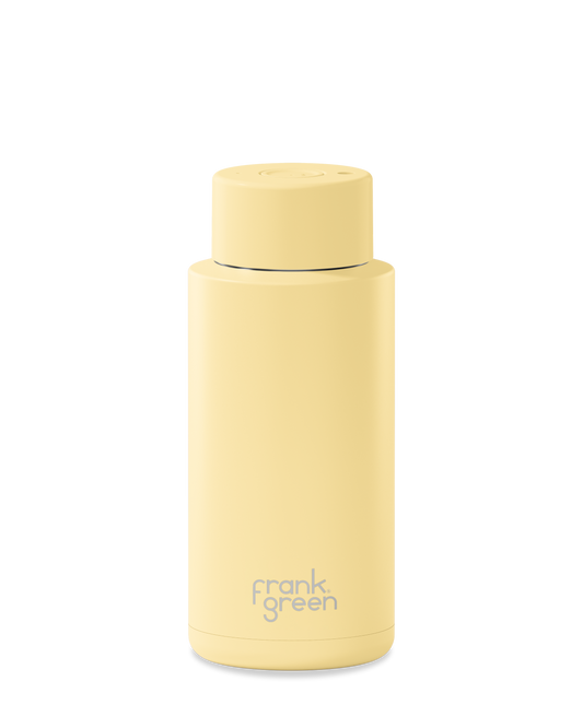 34oz Bottle with Button Lid