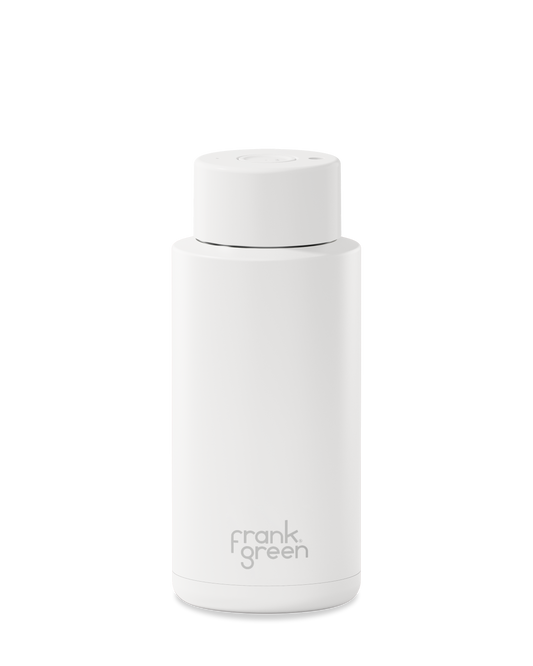 34oz Bottle with Button Lid