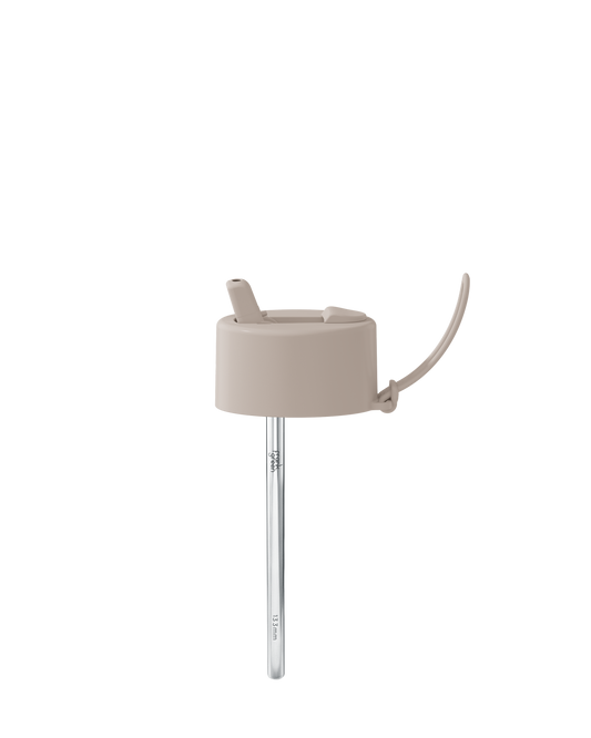 Flip Straw Lid with Strap & Straw - 16oz / 475ml