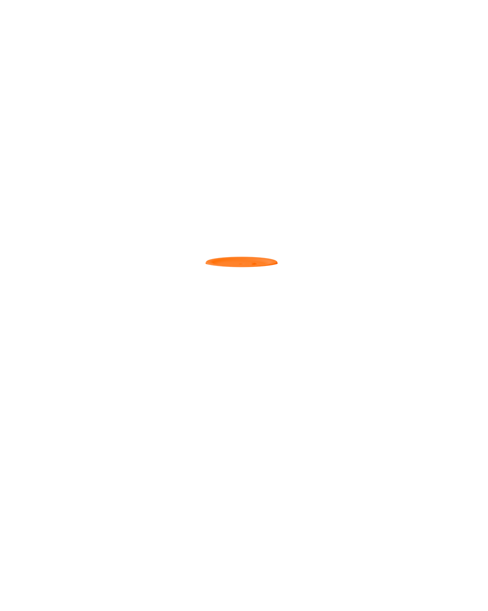 button in Neon Orange