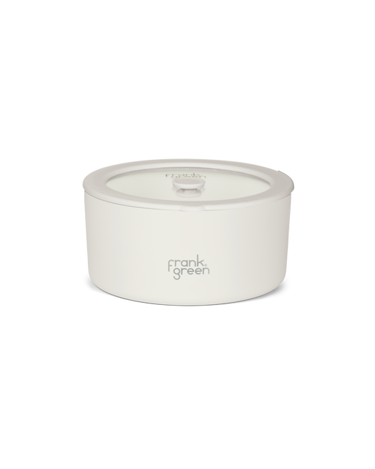 Stainless Steel Bowl with Glass Lid - 1,500ml