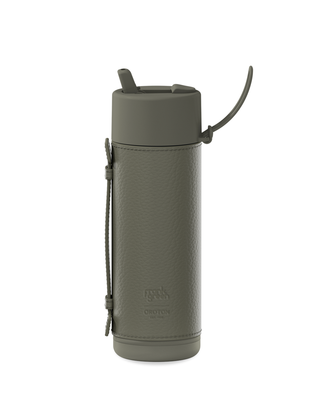 Oroton Leather Sleeve + Ceramic  - 20oz / 595ml (Block Colour)