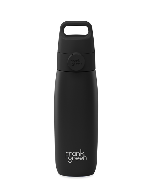 Cloud | 20oz frank green reusable water bottle with a grip handle lid