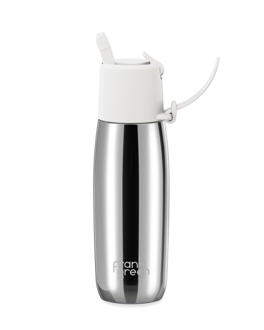 Chrome Silver | 20oz frank green, resuable water bottle