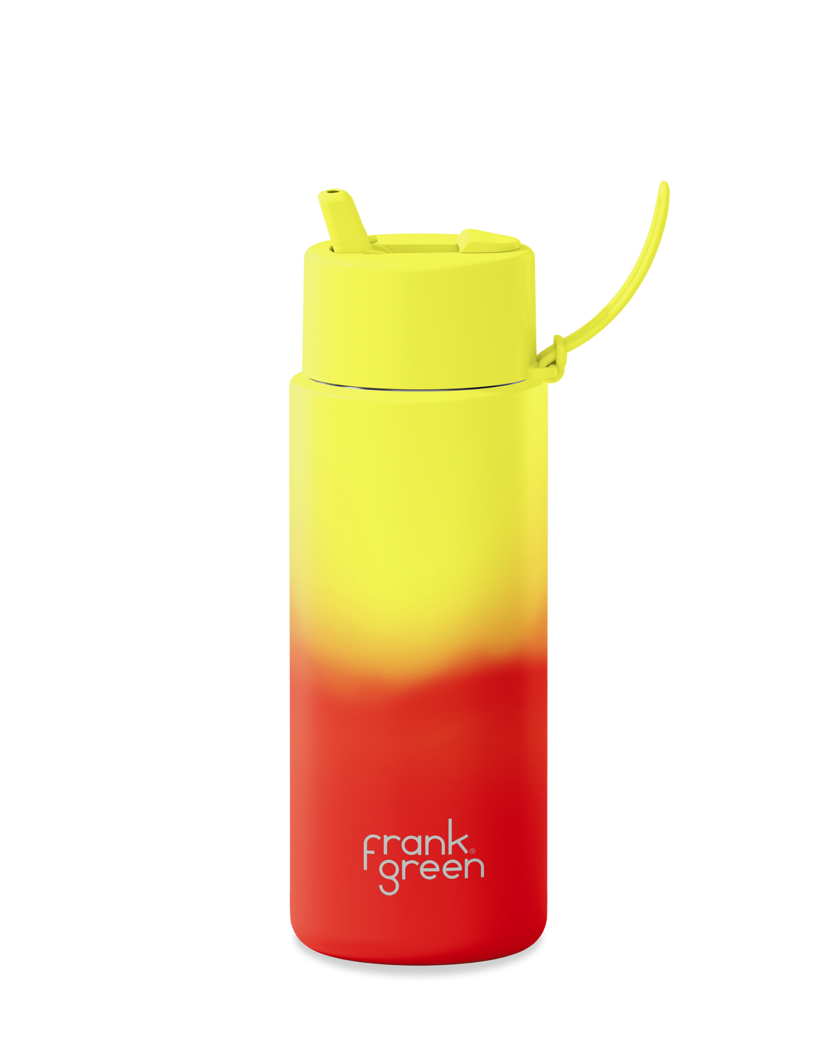 34oz SS Single Wall Bottle Colour Change with Flip Straw Lid